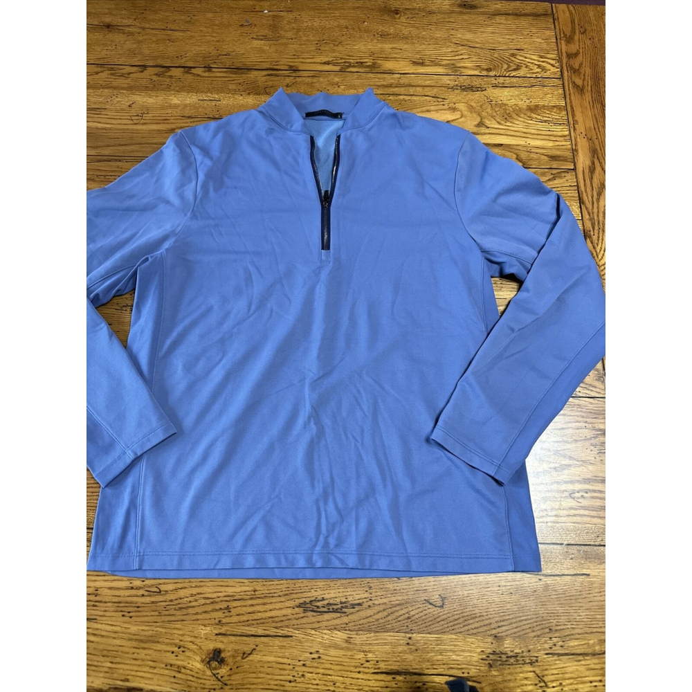 Greyson Golf Quarter Zip, Mens Large, Blue D41